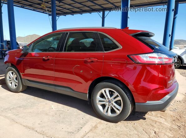 2FMPK3J91KBC74215 2019 FORD EDGE Red Rear left