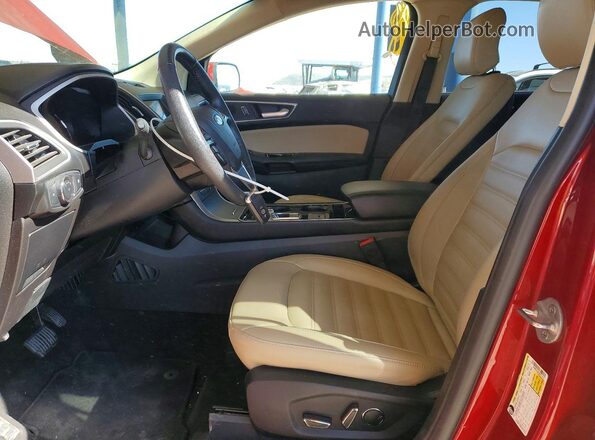 2FMPK3J91KBC74215 2019 FORD EDGE Red Front interior view