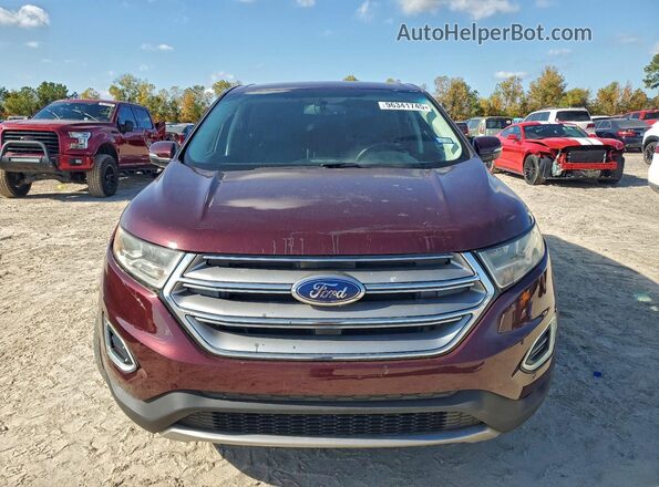 2FMPK3J94HBC22473 2017 FORD EDGE Красный Вид спереди