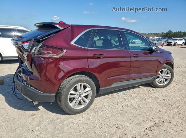 2FMPK3J94HBC22473 2017 FORD EDGE Красный Задняя правая четверть