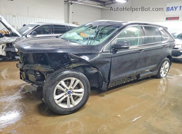 2FMPK3J94KBB74366 2019 FORD EDGE Black Front left