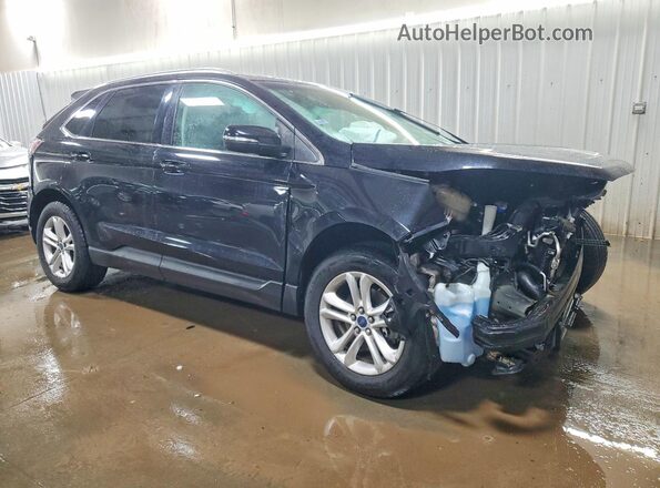 2FMPK3J94KBB74366 2019 FORD EDGE Black Front right