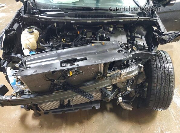 2FMPK3J94KBB74366 2019 FORD EDGE Black Engine compartment view