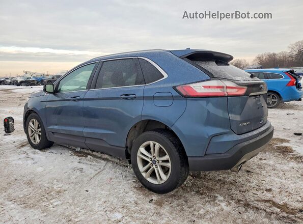 2FMPK3J94KBC32900 2019 FORD EDGE Blue Задня ліва чверть