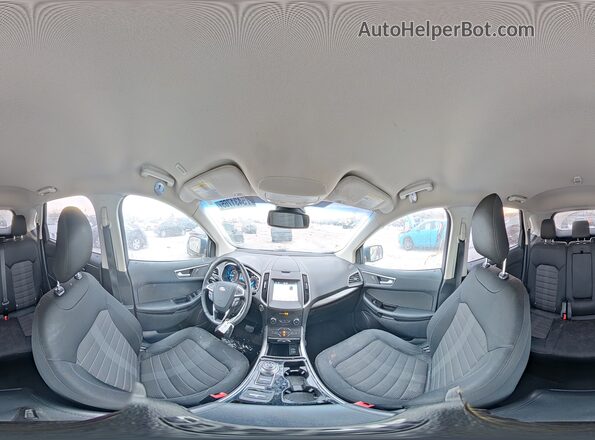 2FMPK3J94KBC32900 2019 FORD EDGE Blue Вид наклейки з VIN-кодом