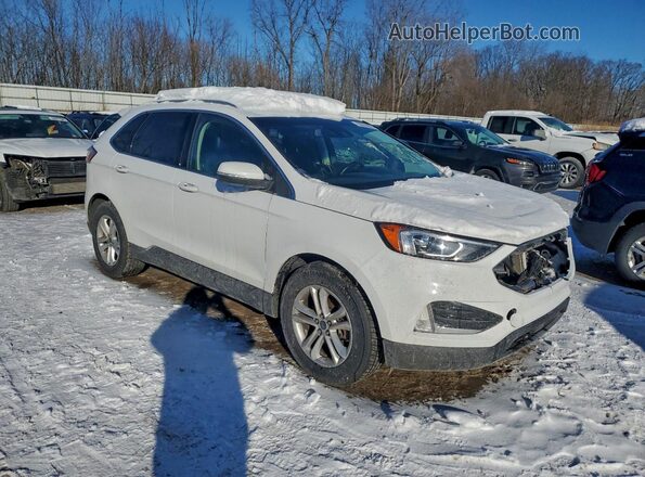 2FMPK3J95KBB36158 2019 FORD EDGE White Delantero derecho