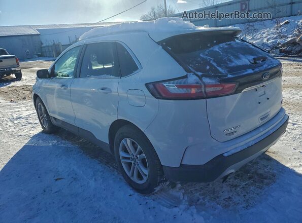 2FMPK3J95KBB36158 2019 FORD EDGE White Trasero izquierdo