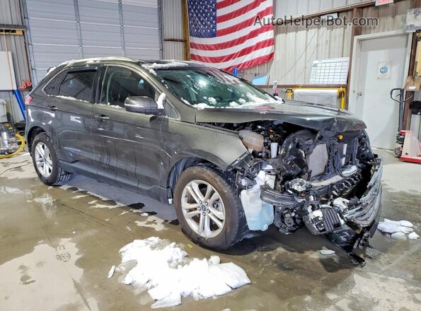 2FMPK3J96KBB09485 2019 FORD EDGE Серый Передняя правая четверть