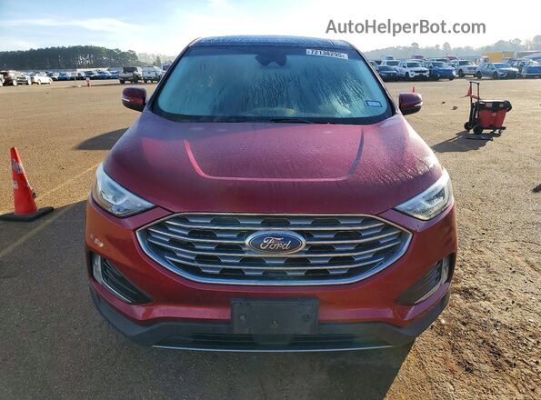 2FMPK3J96KBB49422 2019 FORD EDGE Red Դիմացի տեսք