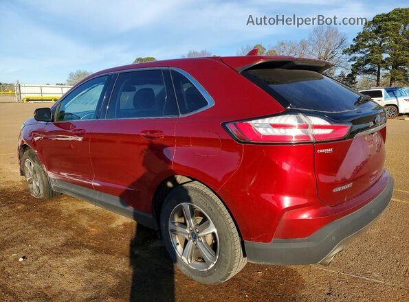 2FMPK3J96KBB49422 2019 FORD EDGE Red Հետևի ձախ
