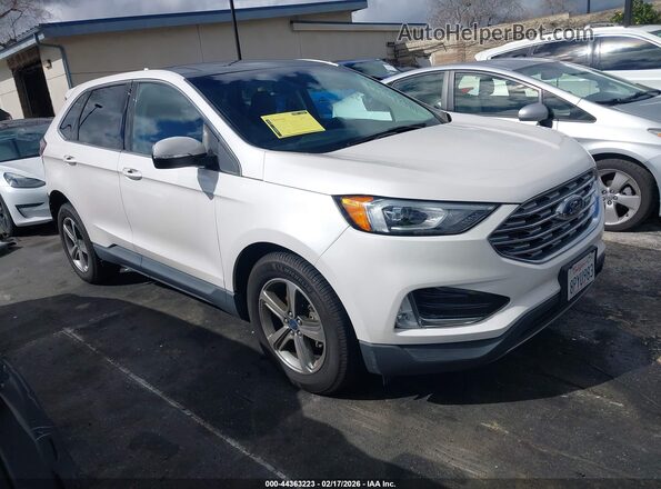 2FMPK3J97KBC63185 2019 FORD EDGE White Передня права чверть