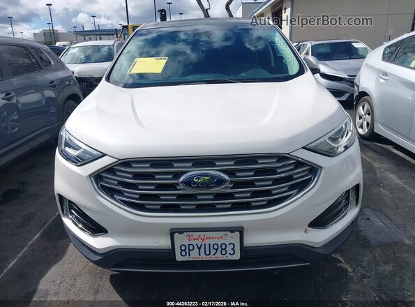 2FMPK3J97KBC63185 2019 FORD EDGE White Вид задньої частини салону