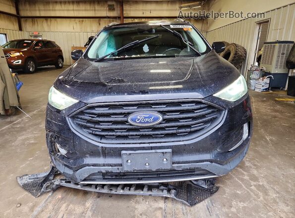 2FMPK3J98KBB89811 2019 FORD EDGE Black Front view