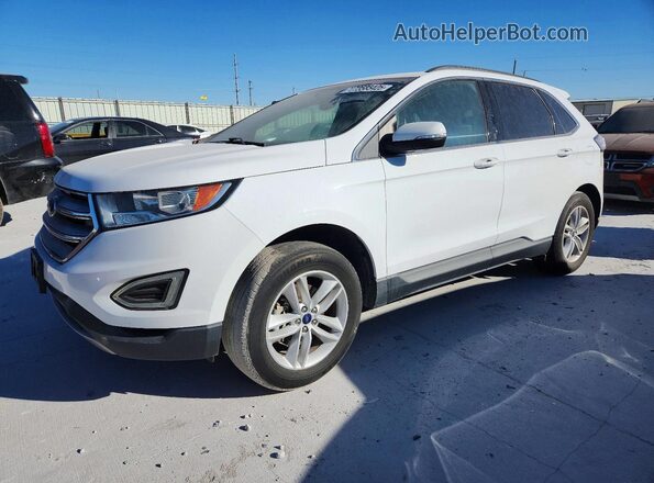2FMPK3J99JBC59847 2018 FORD EDGE White Առջևի ձախ երեք քառորդ տեսարան