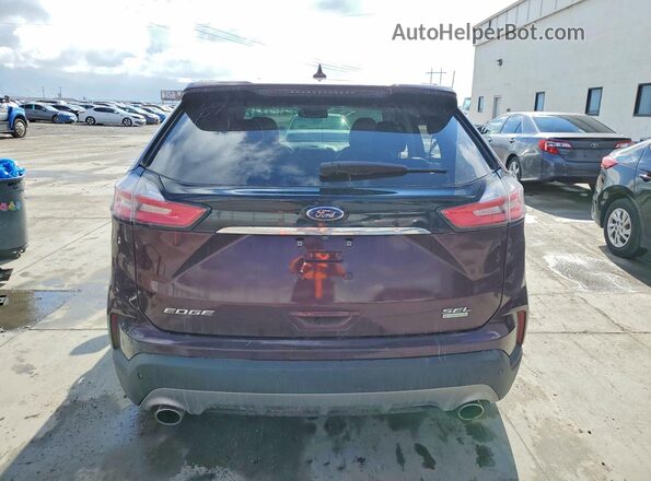 2FMPK3J99KBC48655 2019 FORD EDGE Темно-бордовый Вид сзади