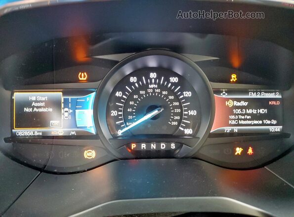 2FMPK3K91KBC09251 2019 FORD EDGE Белый Вид щитка приборов