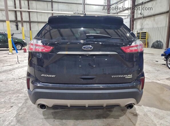 2FMPK3K94KBB04607 2019 FORD EDGE Черный Вид сзади