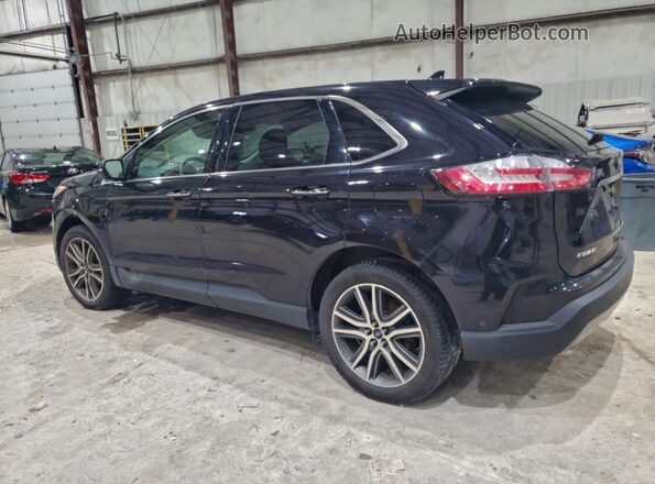 2FMPK3K94KBB04607 2019 FORD EDGE Черный Задняя левая четверть