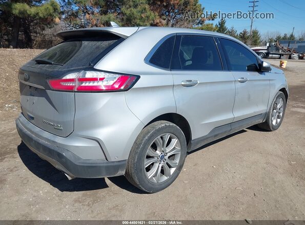 2FMPK3K96KBB70480 2019 FORD EDGE Silver Հետևի աջ