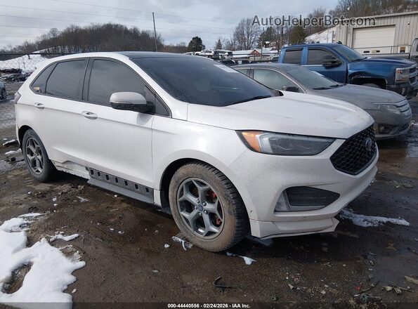 2FMPK4AP3KBB94340 2019 FORD EDGE Белый Передняя правая четверть