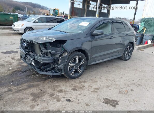 2FMPK4AP6MBA29529 2021 FORD EDGE Gray Vista tres cuartos delantera izquierda