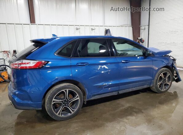 2FMPK4AP8KBB35414 2019 FORD EDGE Синий Задняя правая четверть