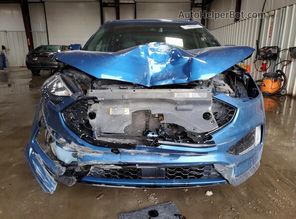 2FMPK4AP8KBB35414 2019 FORD EDGE Синий Вид спереди