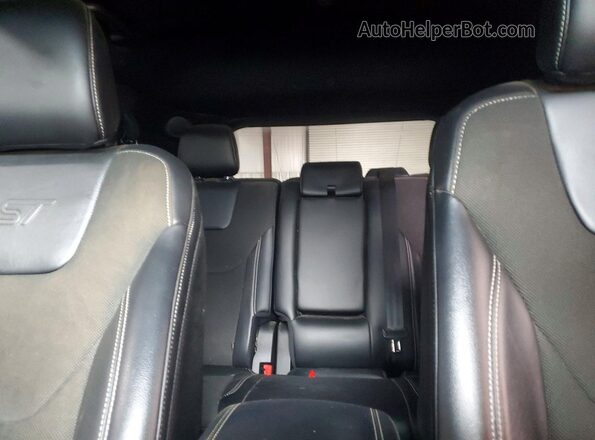 2FMPK4AP8KBB35414 2019 FORD EDGE Синий Вид задних сидений