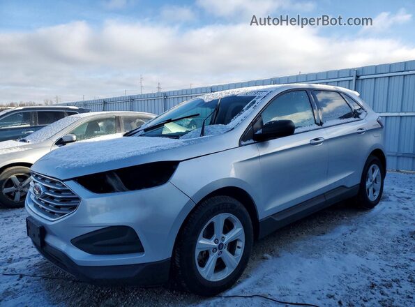 2FMPK4G96KBB77296 2019 FORD EDGE Серебряный Передняя левая четверть