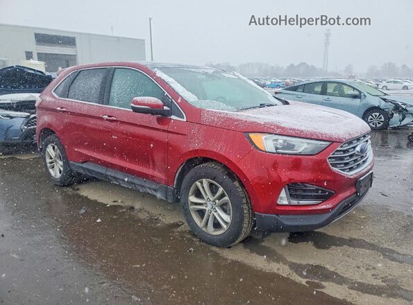 2FMPK4J90KBB08452 2019 FORD EDGE Red Передня права чверть