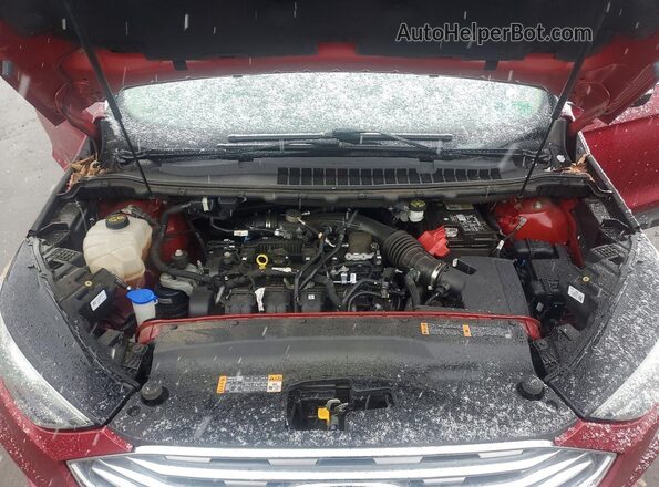 2FMPK4J90KBB08452 2019 FORD EDGE Red Вид підкапотного простору
