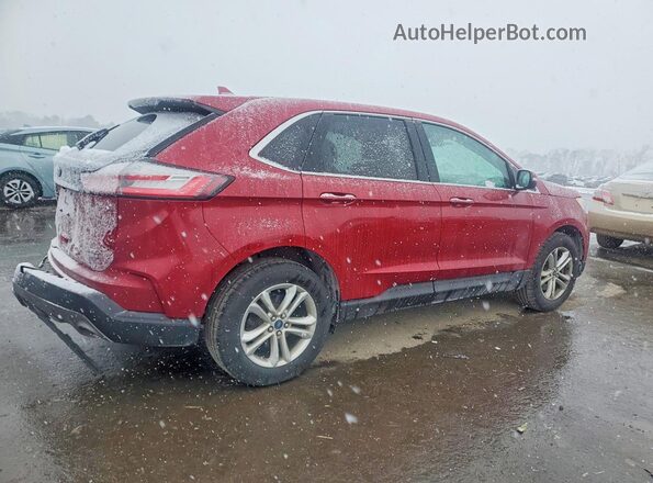 2FMPK4J90KBB08452 2019 FORD EDGE Red Задня права чверть