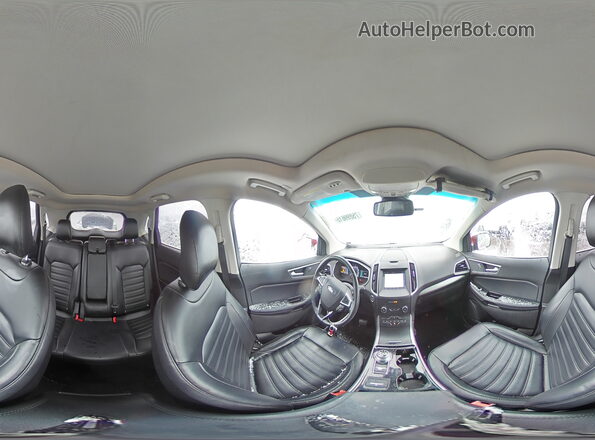 2FMPK4J90KBB08452 2019 FORD EDGE Red Панорамний вид салону 360°