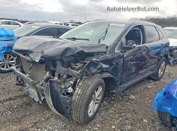 2FMPK4J91KBB48605 2019 FORD EDGE Черный Задняя левая четверть