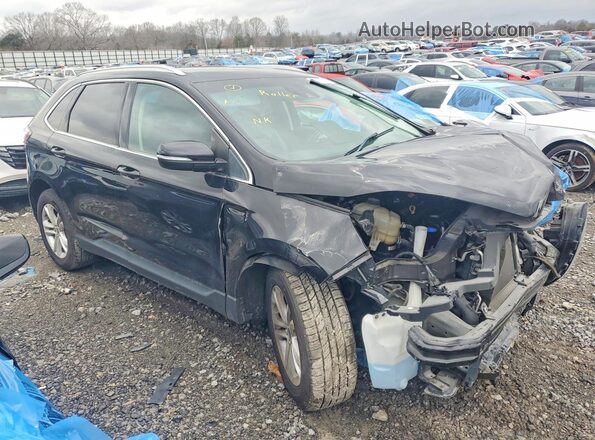 2FMPK4J91KBB48605 2019 FORD EDGE Черный Вид спереди