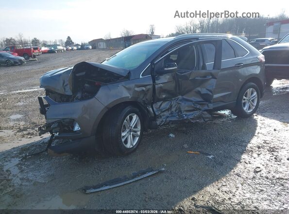 2FMPK4J91LBA20415 2020 FORD EDGE Серый Передняя левая четверть