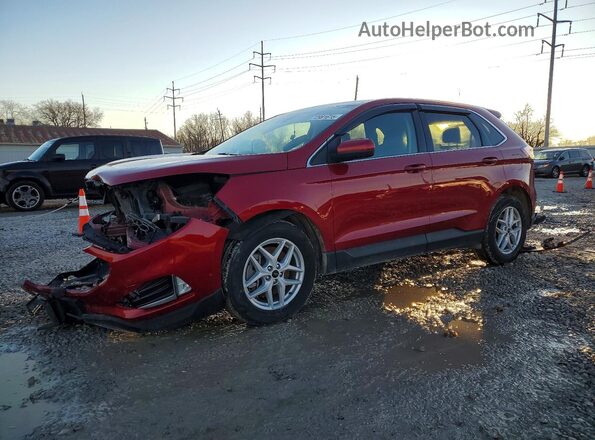 2FMPK4J92PBA12832 2023 FORD EDGE Red Przód lewy
