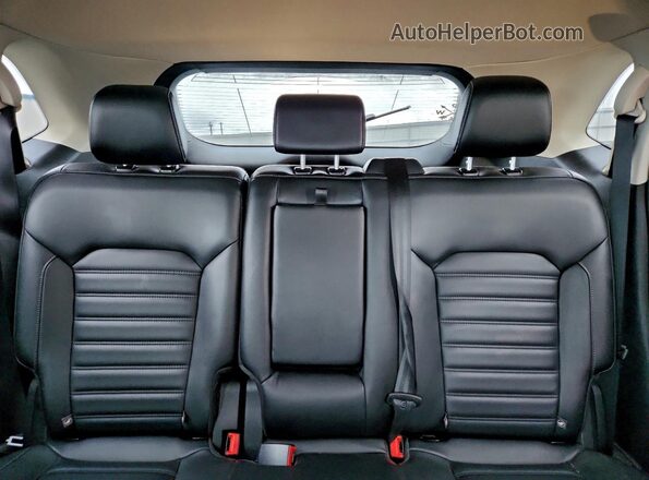 2FMPK4J93KBC28231 2019 FORD EDGE Gray Vista de los asientos traseros