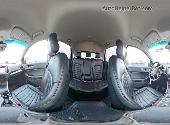 2FMPK4J93KBC28231 2019 FORD EDGE Gray Vista interior de 360 grados