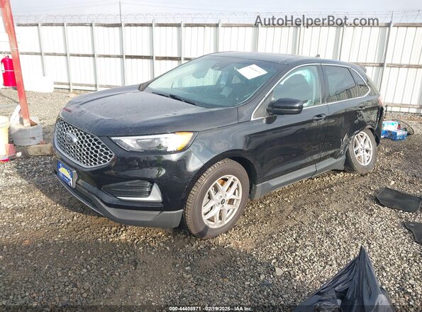 2FMPK4J93PBA37366 2023 FORD EDGE Black Առջևի ձախ երեք քառորդ տեսարան