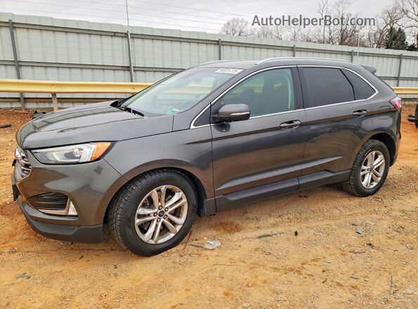 2FMPK4J95KBC24777 2019 FORD EDGE Серый Передняя левая четверть