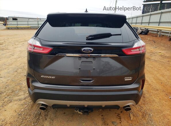 2FMPK4J95KBC24777 2019 FORD EDGE Серый Вид сзади