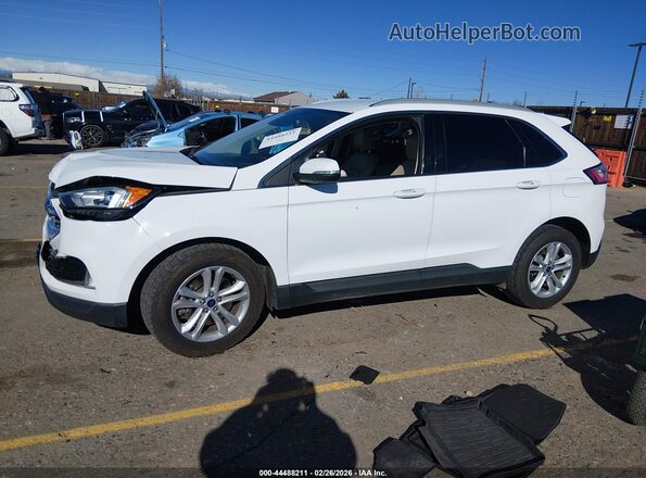 2FMPK4J95LBB53825 2020 FORD EDGE White Przód lewy