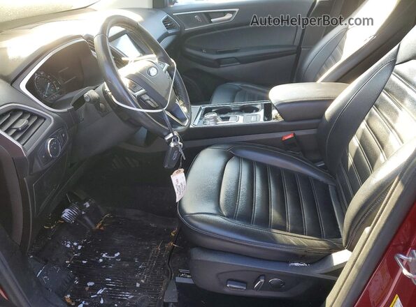 2FMPK4J96KBC31527 2019 FORD EDGE Красный Вид салона спереди