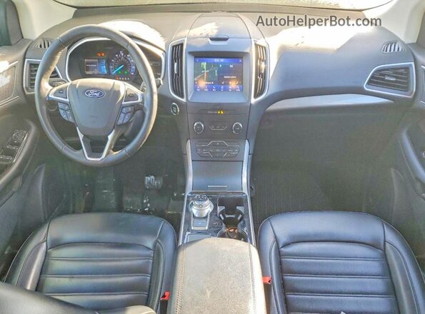 2FMPK4J96KBC31527 2019 FORD EDGE Красный Вид панели приборов