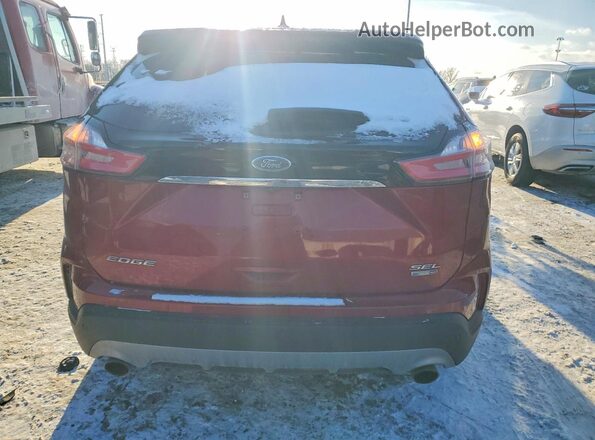 2FMPK4J96KBC31527 2019 FORD EDGE Красный Вид сзади