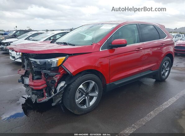 2FMPK4J96PBA15619 2023 FORD EDGE Красный Передняя левая четверть