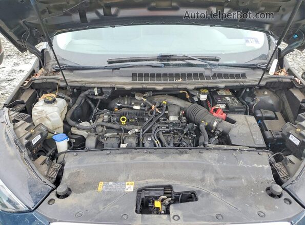 2FMPK4J98KBC56574 2019 FORD EDGE Синий Вид подкапотного пространства