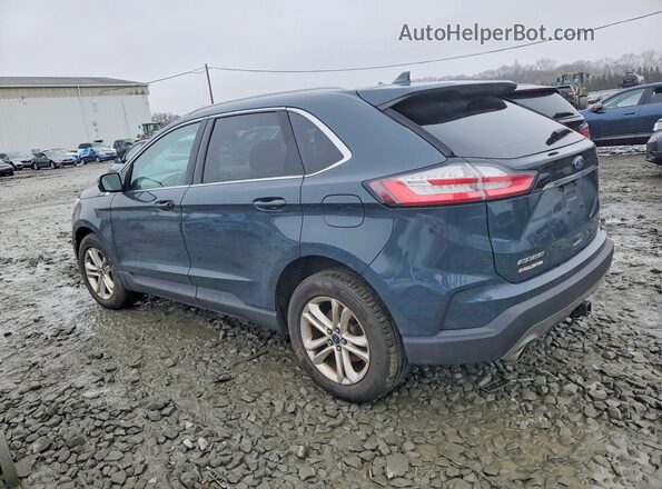 2FMPK4J98KBC56574 2019 FORD EDGE Синий Задняя левая четверть