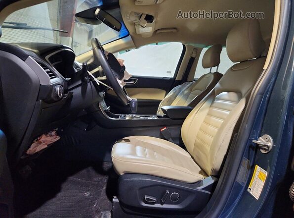 2FMPK4J9XKBB43399 2019 FORD EDGE Charcoal Front interior view